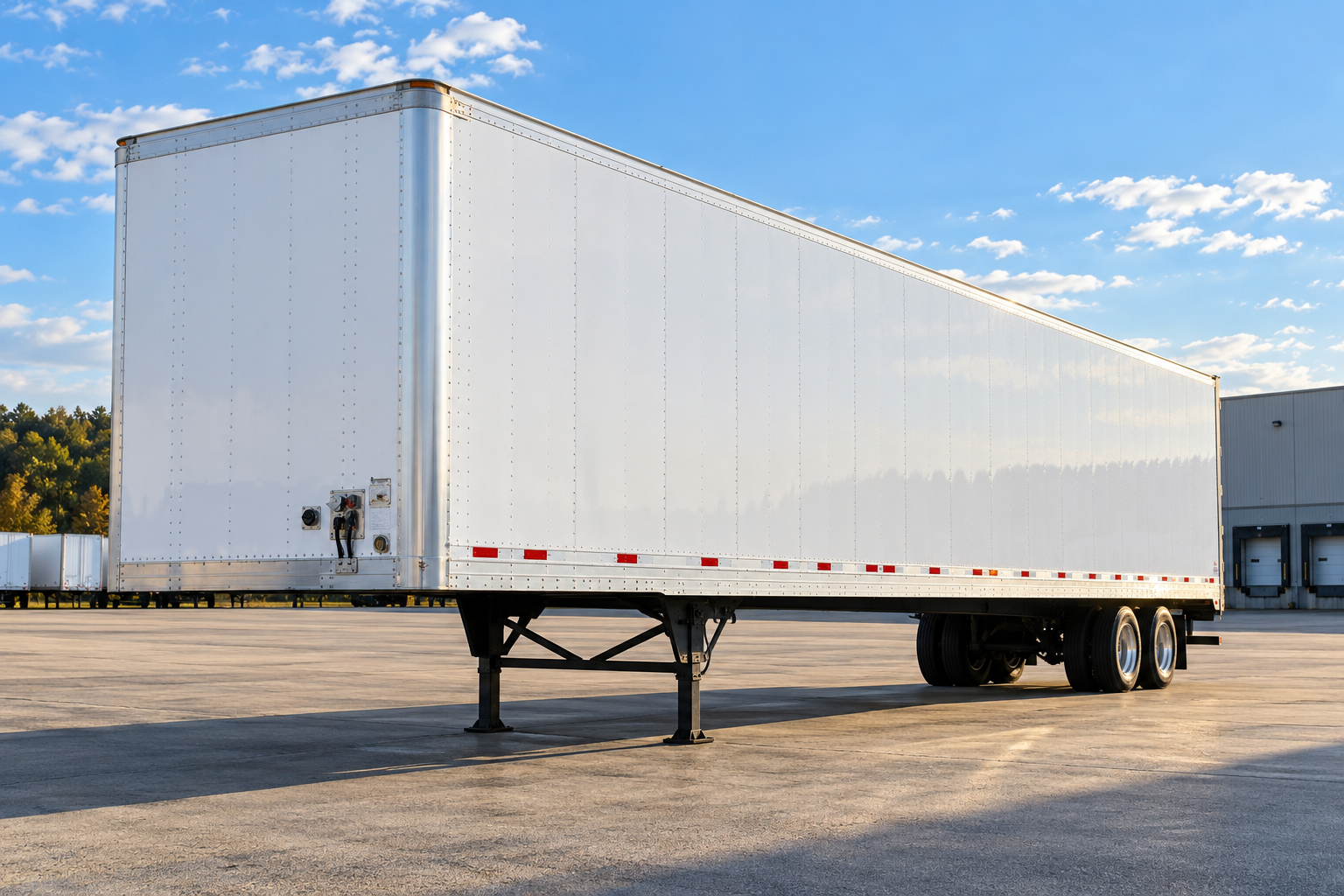 Illustrative dry van trailer